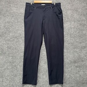 VRST Athletic Pants 36x34 Navy Blue Commuter Chino Stretch Performance Taper